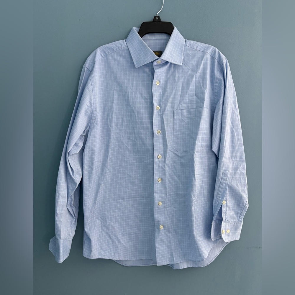 Classic Blue Dress Shirt for Men